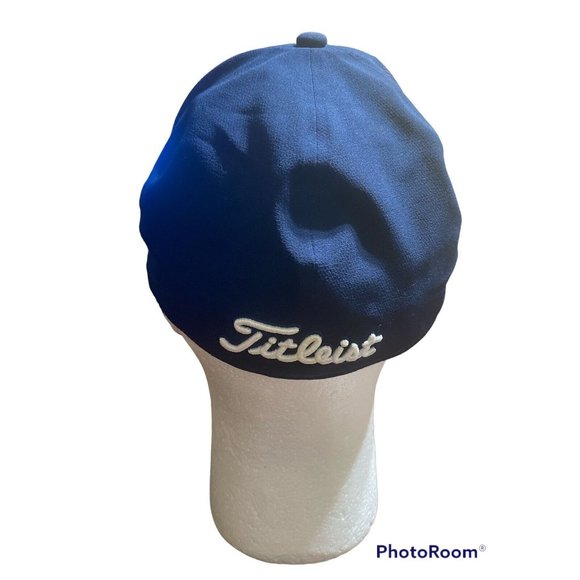 Titleist Flex Golf Hat Baseball Cap Adult Small/Medium Navy Blue - Picture 3 of 6